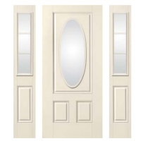 Entry Doors with two side panels