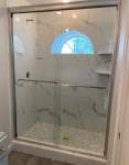 Shower enclosure Marble with sliding doors
